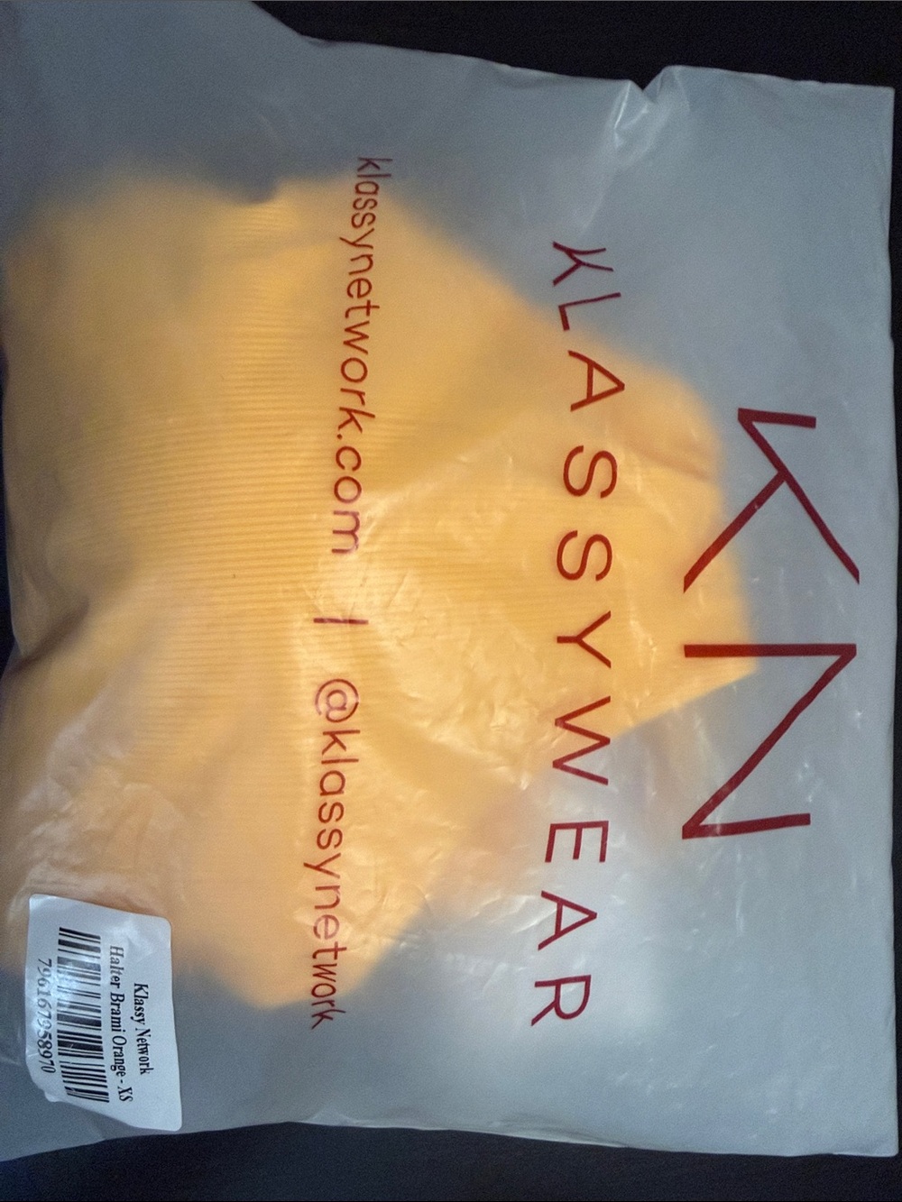 Klassy Network Golden Yellow Ribbed Racerback Crop - Picture 6 of 6